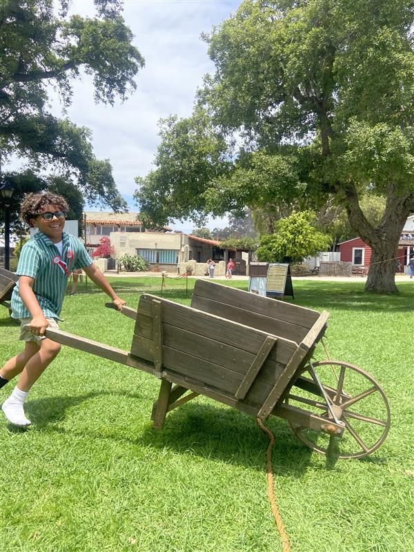 State parks week wheelbarrow race
